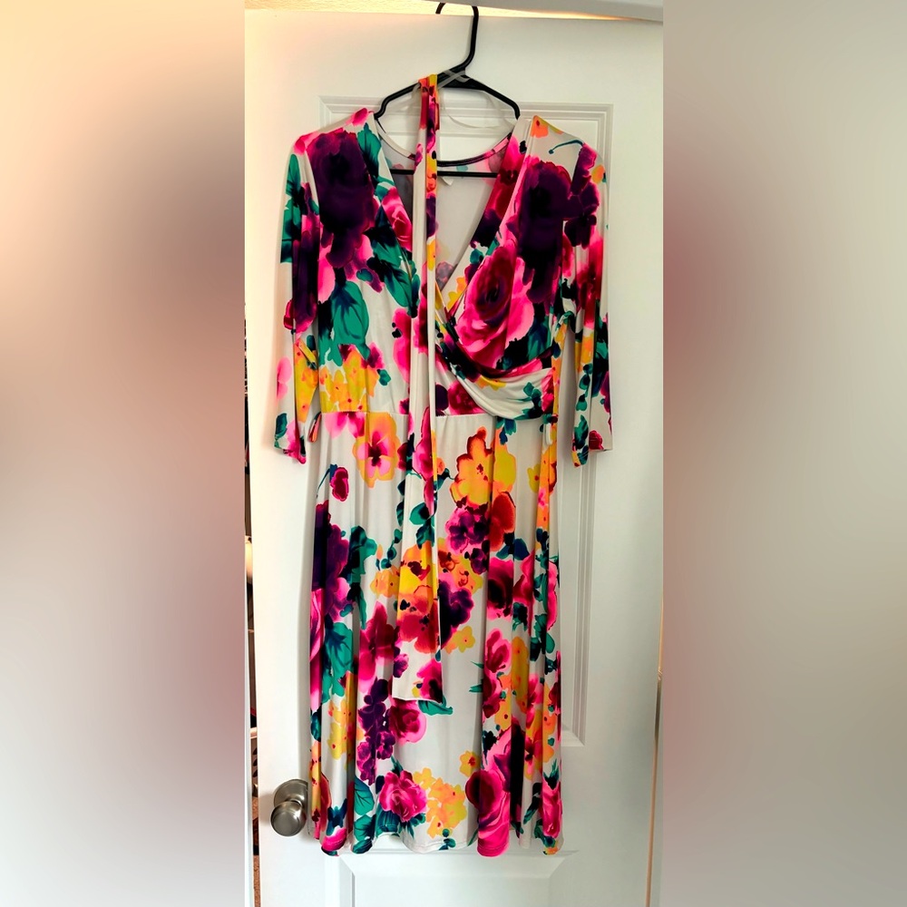 Floral Maternity dress-Pink Blush